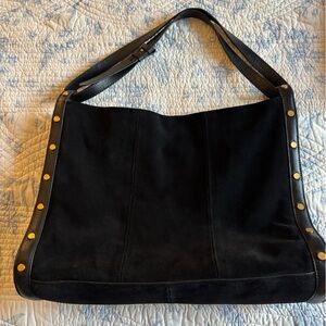 VINCE CAMUTO SUEDE BAG-BLACK